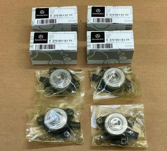Mercedes Benz C E CL CLS G GL ML R S SL SLK Genuine Camshaft Adjuster Magnet Set