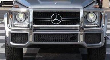 Mercedes-Benz 2013-up G63 AMG Genuine Front Bumper Cover with Mesh Grilles NEW